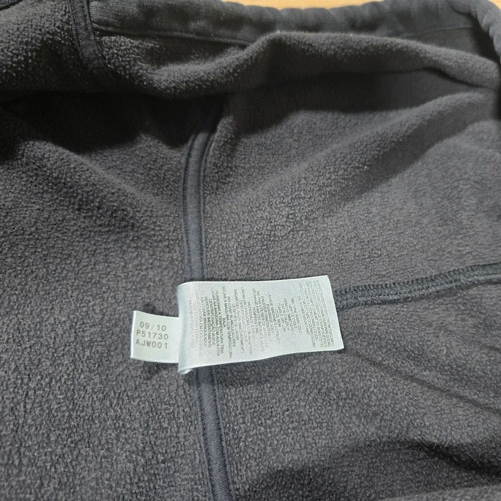 Vintage Adidas Y2K Style Distressed Mild Thrashed Full Zip Faded Black Hoodie XL